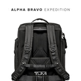 TUMI - Alpha Bravo Expedition Flap Backpack - Large Carry On Backpack - 21.0" X 12.5" X 7.5" - Fits up to 17" Laptop - Black
