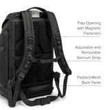 TUMI - Alpha Bravo Expedition Flap Backpack - Large Carry On Backpack - 21.0" X 12.5" X 7.5" - Fits up to 17" Laptop - Black