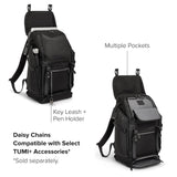 TUMI - Alpha Bravo Expedition Flap Backpack - Large Carry On Backpack - 21.0" X 12.5" X 7.5" - Fits up to 17" Laptop - Black