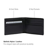 TUMI - Alpha Double Billfold - Men's Premium Wallet - Secure & Durable with Hidden Card Pocket - Black
