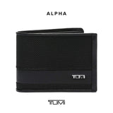 TUMI - Alpha Double Billfold - Men's Premium Wallet - Secure & Durable with Hidden Card Pocket - Black