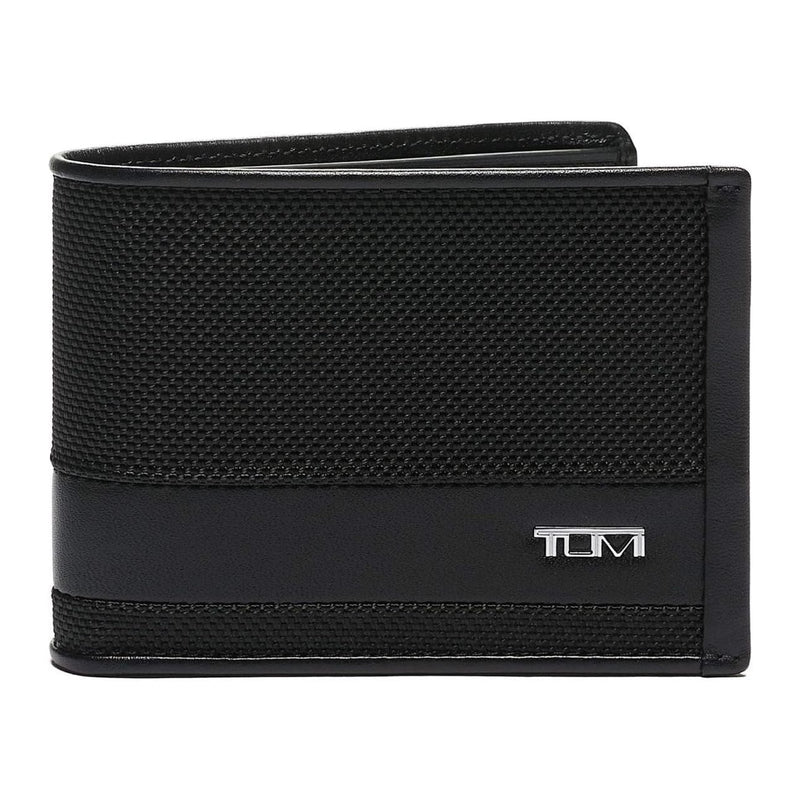 TUMI - Alpha Double Billfold - Men's Premium Wallet - Secure & Durable with Hidden Card Pocket - Black