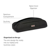 TUMI - Alpha Electronic Cord Pouch - Slim Zip Entry Travel Tech and Cable, Charger and Small Accessory Organizer - Black
