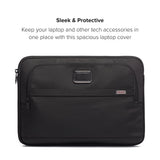 TUMI - Alpha Laptop Cover - Protective Computer Case for Business & Travel - Durable Computer Sleeve - Large, Fits Up to 15" Laptop, Black