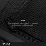 TUMI - Alpha Medium 15" Expansion Laptop Briefcase - Professional Briefcase for Commute or Travel - Padded Compartment Fits up to 15" Screen - Black