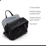 TUMI - Alpha Medium 15" Expansion Laptop Briefcase - Professional Briefcase for Commute or Travel - Padded Compartment Fits up to 15" Screen - Black