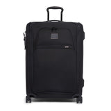 TUMI - Alpha Medium Dual Access Expandable 4 - Wheeled Checked Luggage - Zipper Expansion - Durable Ballistic Nylon - Medium Capacity Suitcase with TSA Lock - Black