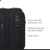 TUMI - Alpha Medium Dual Access Expandable 4 - Wheeled Checked Luggage - Zipper Expansion - Durable Ballistic Nylon - Medium Capacity Suitcase with TSA Lock - Black