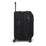 TUMI - Alpha Medium Dual Access Expandable 4 - Wheeled Checked Luggage - Zipper Expansion - Durable Ballistic Nylon - Medium Capacity Suitcase with TSA Lock - Black