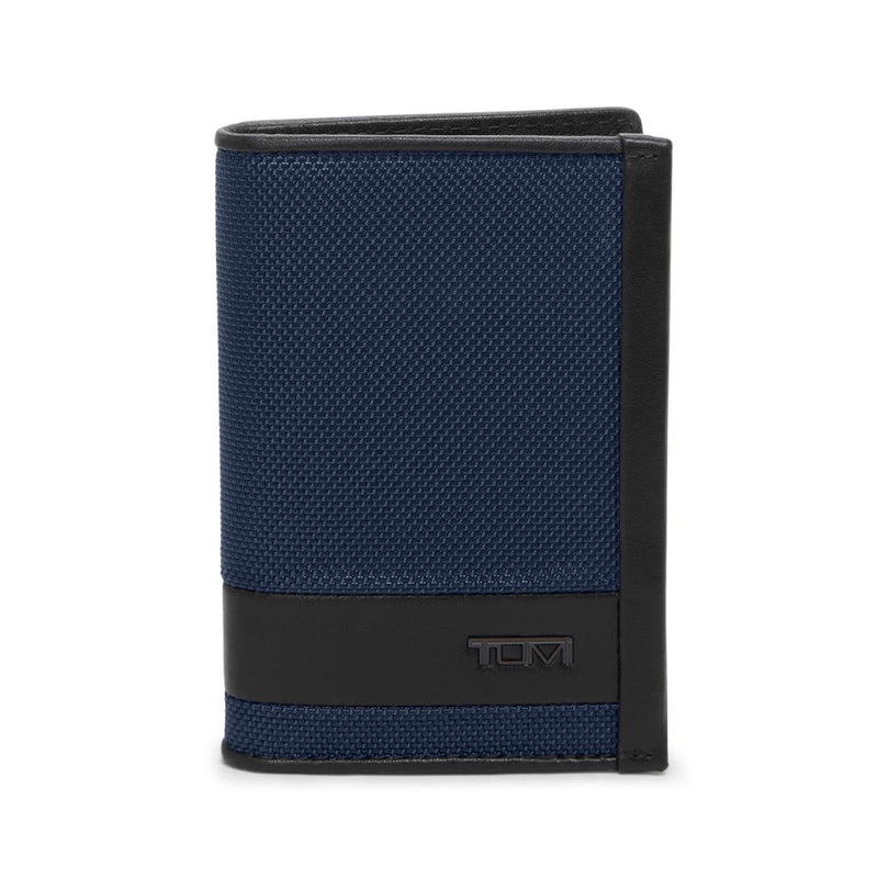 TUMI - Alpha Multi Window Card Case - Slim Profile Men's Wallet With ID Windows - Navy