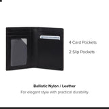 TUMI - Alpha Multi Window Card Case - Slim Profile Men's Wallet With ID Windows - Navy