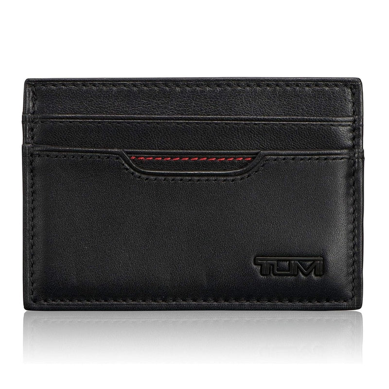TUMI - Delta Slim Card Case - Men's Leather Wallet for Everyday & Travel - Black