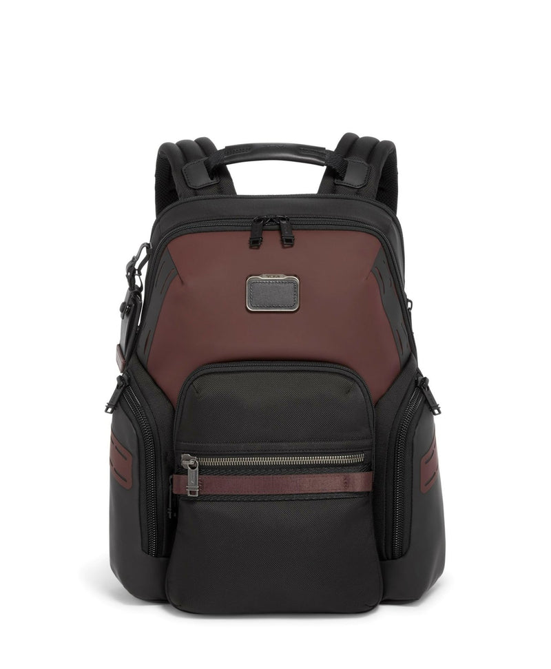 Tumi Mens Navigation Backpack Oxblood One Size