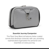 Tumi Mens Response Travel Kit Pearl Grey Mesh One Size