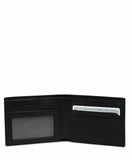 TUMI - Nassau Double Billfold Wallet - Men's Premium Leather Card Holder - RFID Protection - Smooth Black Leather