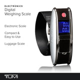 TUMI Scale - Portable, Handheld Digital Luggage Scale - Suitcase Scale Weighs Pounds & Kilograms - Holds up to 100 Lb - Gun Metal/Black