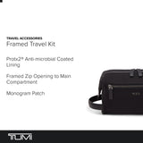 TUMI - Travel Accessories Dopp Kit - Men's Travel Essentials Framed Toiletry Bag - Black