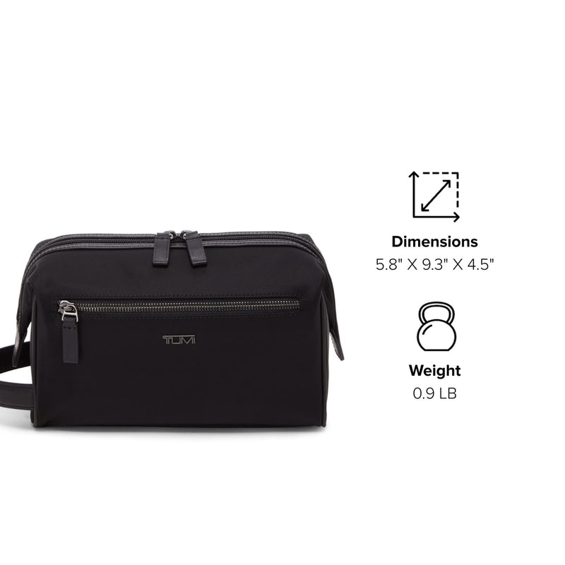 TUMI - Travel Accessories Dopp Kit - Men's Travel Essentials Framed Toiletry Bag - Black