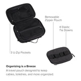 TUMI - Travel Accessory Pouch - Men's and Women's Case Organizer for Cords, Electronics, Cosmetics - Large, Black