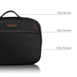 TUMI - Travel Accessory Pouch - Men's and Women's Case Organizer for Cords, Electronics, Cosmetics - Large, Black
