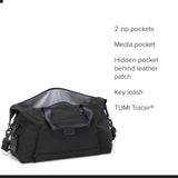 Tumi Unisex Double Expansion Duffel, Black, One Size