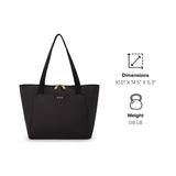 Tumi Unisex Just In Case Small Tote Black/Gold One Size