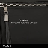 TUMI - Voyageur Contine Weekender - Travel Weekend Bag for Women - Holds Up to 14" Laptop - Multiple Compartment & Pockets - Black & Gunmetal Hardware