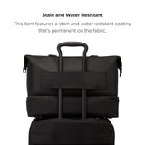 TUMI - Voyageur Contine Weekender - Travel Weekend Bag for Women - Holds Up to 14" Laptop - Multiple Compartment & Pockets - Black & Gunmetal Hardware