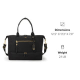 TUMI - Voyageur Contine Weekender - Travel Weekend Bag for Women - Holds Up to 14" Laptop - Multiple Compartment & Pockets - Thyme