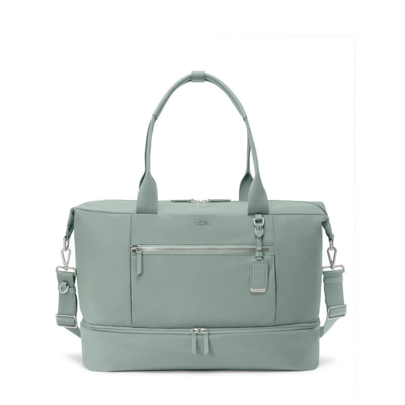 TUMI - Voyageur Contine Weekender - Travel Weekend Bag for Women - Holds Up to 14" Laptop - Multiple Compartment & Pockets - Thyme