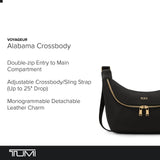 Tumi Womens Alabama Crossbody/Sling Black/Gold One Size