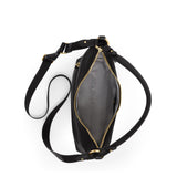 Tumi Womens Asbury Shoulder Crossbody, Black/Gold, One Size