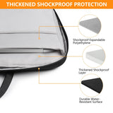 TUNROP Laptop Bag,15.6 Inch Laptop Case with 13 Pockets Accordion File Organizer,Durable & Water - Repellent Fabric Computer Bag Compatible for Lenovo, HP, Dell, MacBook,Gifts for Women Men