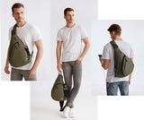 TurnWay Water - Proof Sling Backpack/Crossbody Bag/Shoulder Bag for Travel, Hiking, Cycling, Camping for Women & Men (Green)