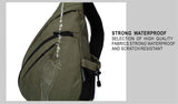 TurnWay Water - Proof Sling Backpack/Crossbody Bag/Shoulder Bag for Travel, Hiking, Cycling, Camping for Women & Men (Green)