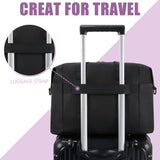 Tuwubi Diaper Bag Tote,Baby Diaper Bag with Pacifier Case Large Travel Diaper Tote Caddy for Mom and Dad Multifunction Large Baby Bag - Black