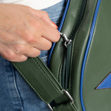TV Store Scott Pilgrim vs. The World Ramona Flowers Star Circle Messenger Bag (Hunter Green/Navy)