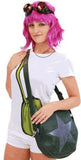TV Store Scott Pilgrim vs. The World Ramona Flowers Star Circle Messenger Bag (Hunter Green/Navy)