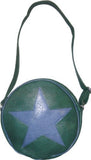 TV Store Scott Pilgrim vs. The World Ramona Flowers Star Circle Messenger Bag (Hunter Green/Navy)