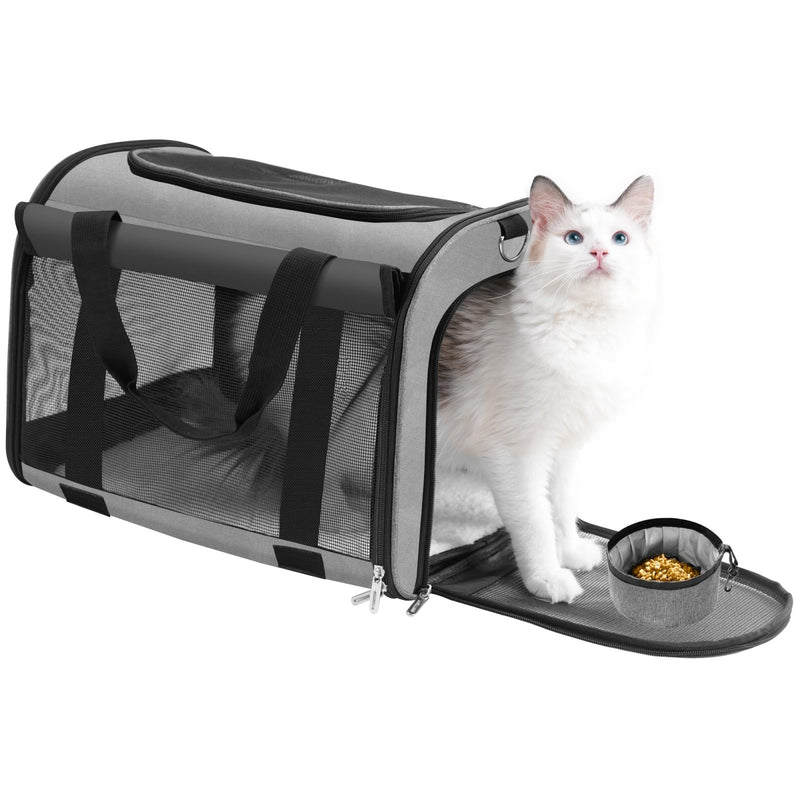 TWDEPART Cat Carrier Backpack - Multifunctional, Firm & Foldable with Roll-Up Shade, Breathable Design Includes Collapsible Bowl & | Backpacks4Less
