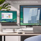 Twelve South Curve SE Ergonomic Aluminum Laptop and MacBook Stand with Anti - Slip Silicone to Prevent Scratching | Compatible with 11" to 17” laptops