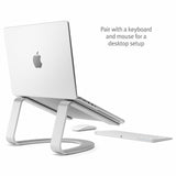 Twelve South Curve SE Ergonomic Aluminum Laptop and MacBook Stand with Anti - Slip Silicone to Prevent Scratching | Compatible with 11" to 17” laptops