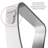 Twelve South Curve SE Ergonomic Aluminum Laptop and MacBook Stand with Anti - Slip Silicone to Prevent Scratching | Compatible with 11" to 17” laptops