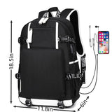 Txiujou Basketball 23 Student School Bag, Laptop Backpack, Ultra - Light Travel Bag, For Men And Women (black - A)