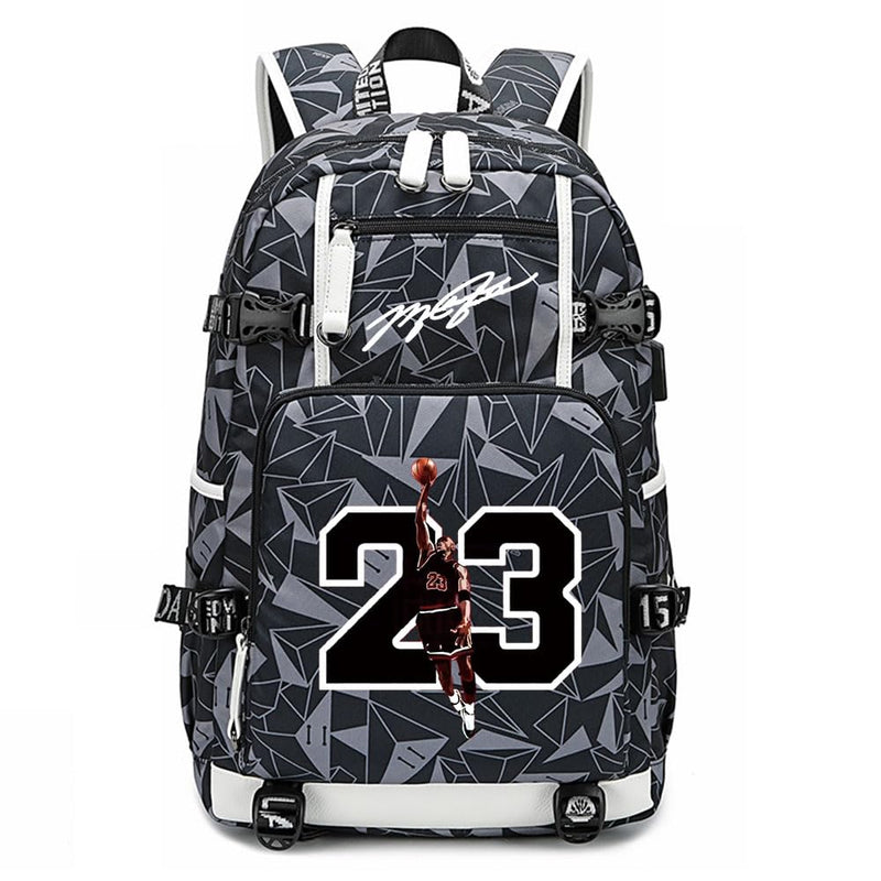 Txiujou Basketball 23 Student School Bag, Laptop Backpack, Ultra - Light Travel Bag, For Men And Women (universe - C)