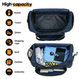 Uarition Gym Duffle Bag for Men - 55L Navy Blue Large Duffel Bags for Sports, Workout, Traveling, Durable Heavy Duty Duffel Gear Bag