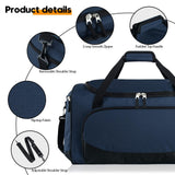 Uarition Gym Duffle Bag for Men - 55L Navy Blue Large Duffel Bags for Sports, Workout, Traveling, Durable Heavy Duty Duffel Gear Bag