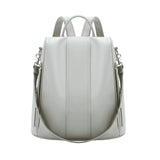 UEIRY Leather Backpack Purses, Anti-theft Genuine Leather Backpack Bags for Women, Large Capcacity Fashion Convertible Shouler Bags for School Travel Daily