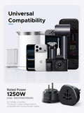 UGREEN US Plug Travel Adapter, EU/UK/AU/JP/CN/NZ/PH to US (Type B), International to US Pin Converter, Power Outlet Charger, 200+ Countries Compatibility, 1 Pack