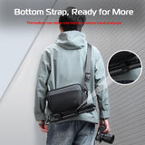 ULANZI Camera Sling Bag, Water - Resistant Camera Case with Tripod Holder, DSLR/SLR/Mirrorless Camera Bags Crossbody for photographers - Black